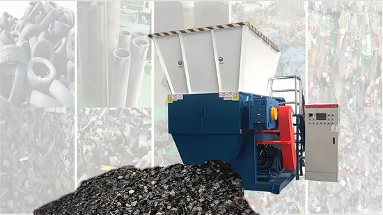 Good Price HDPE Pipe Single Shaft Shredder Rubber Head Plastic Waste Recycling Shredder Machines Price